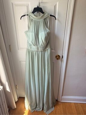 Azazie Sage Halter Maxi Dress